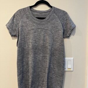 Lululemon Swiftly Tech Gray Short Sleeve Top
